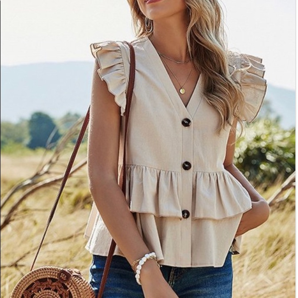 Beige top
